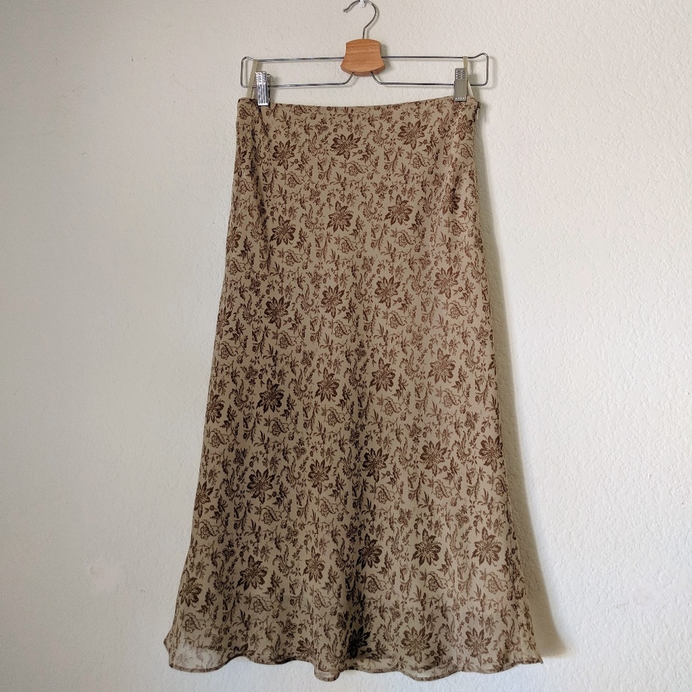 Banana Republic Silk Skirt